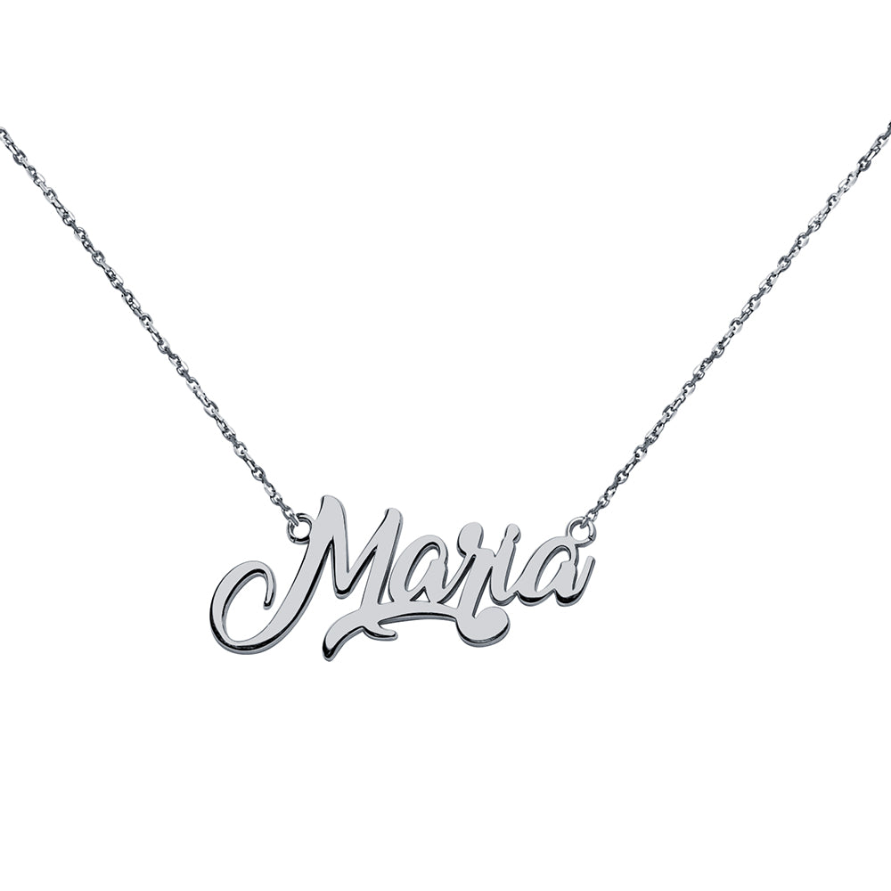 Collar Estilo Carrie de Oro 9K/18K con Nombre Grabado