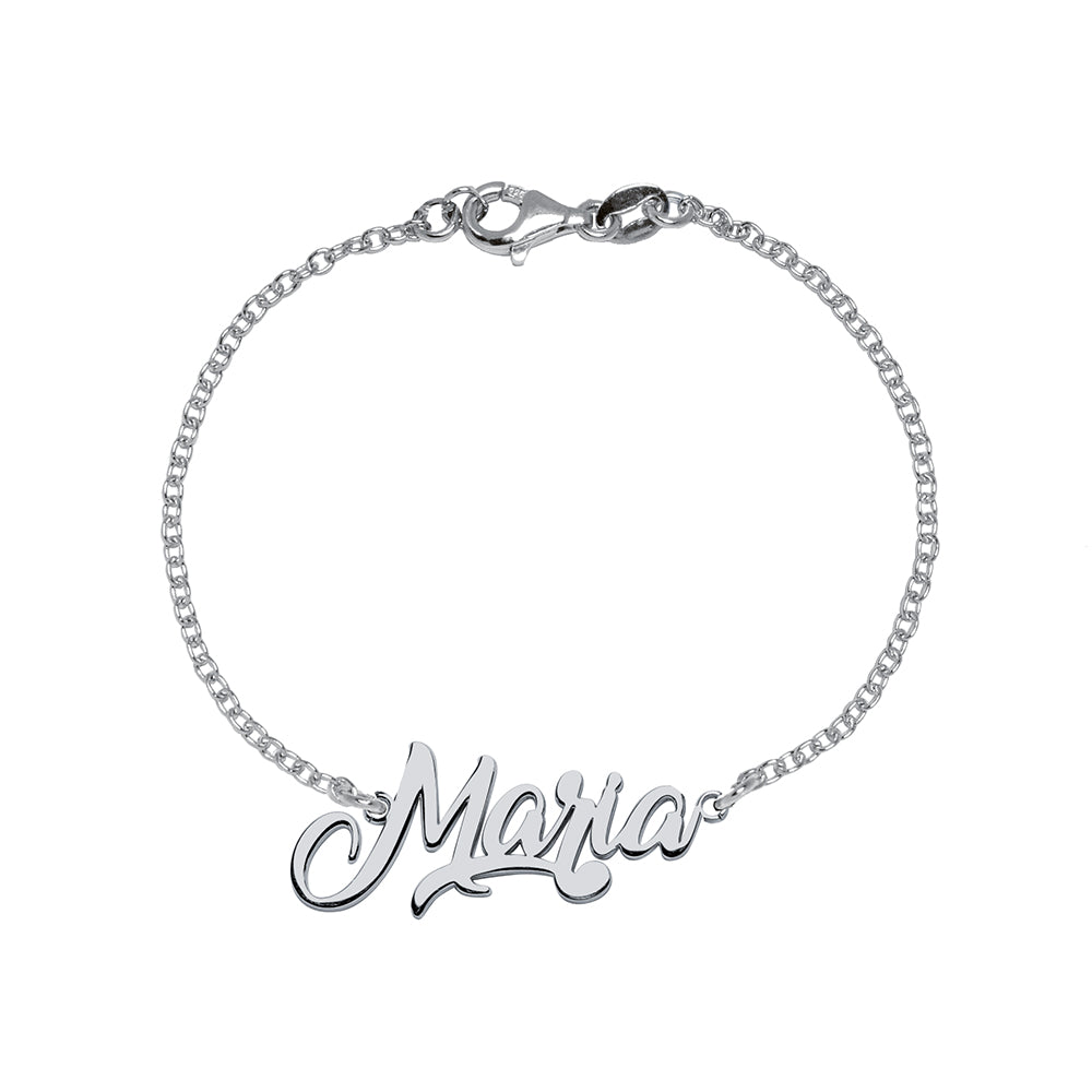 Pulsera con Nombre Estilo Carrie Rolo