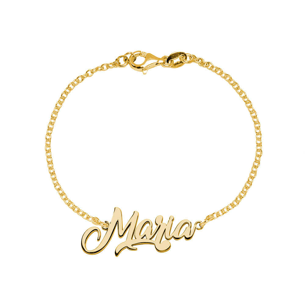 Pulsera con Nombre Estilo Carrie Rolo