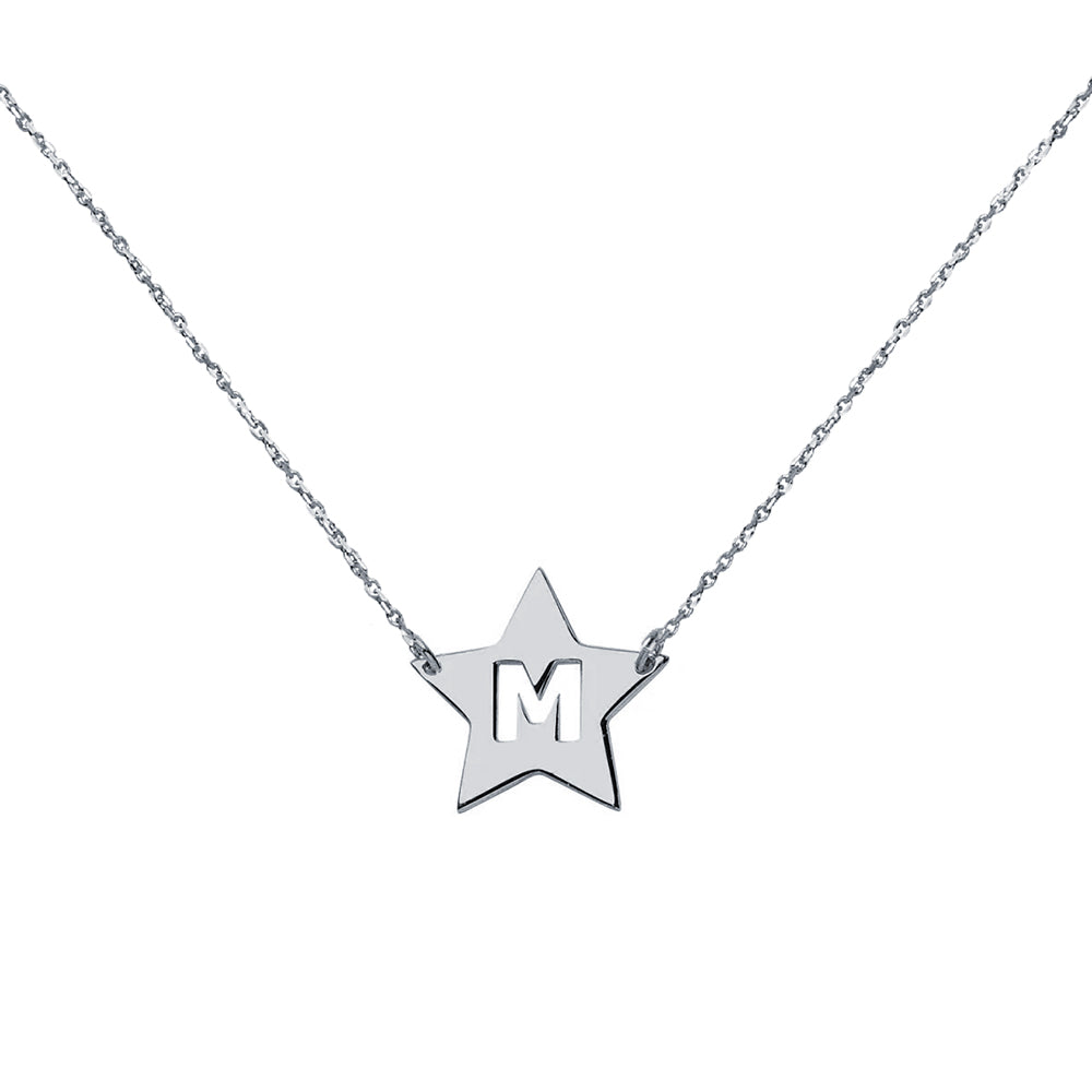 Collar con inicial estrella