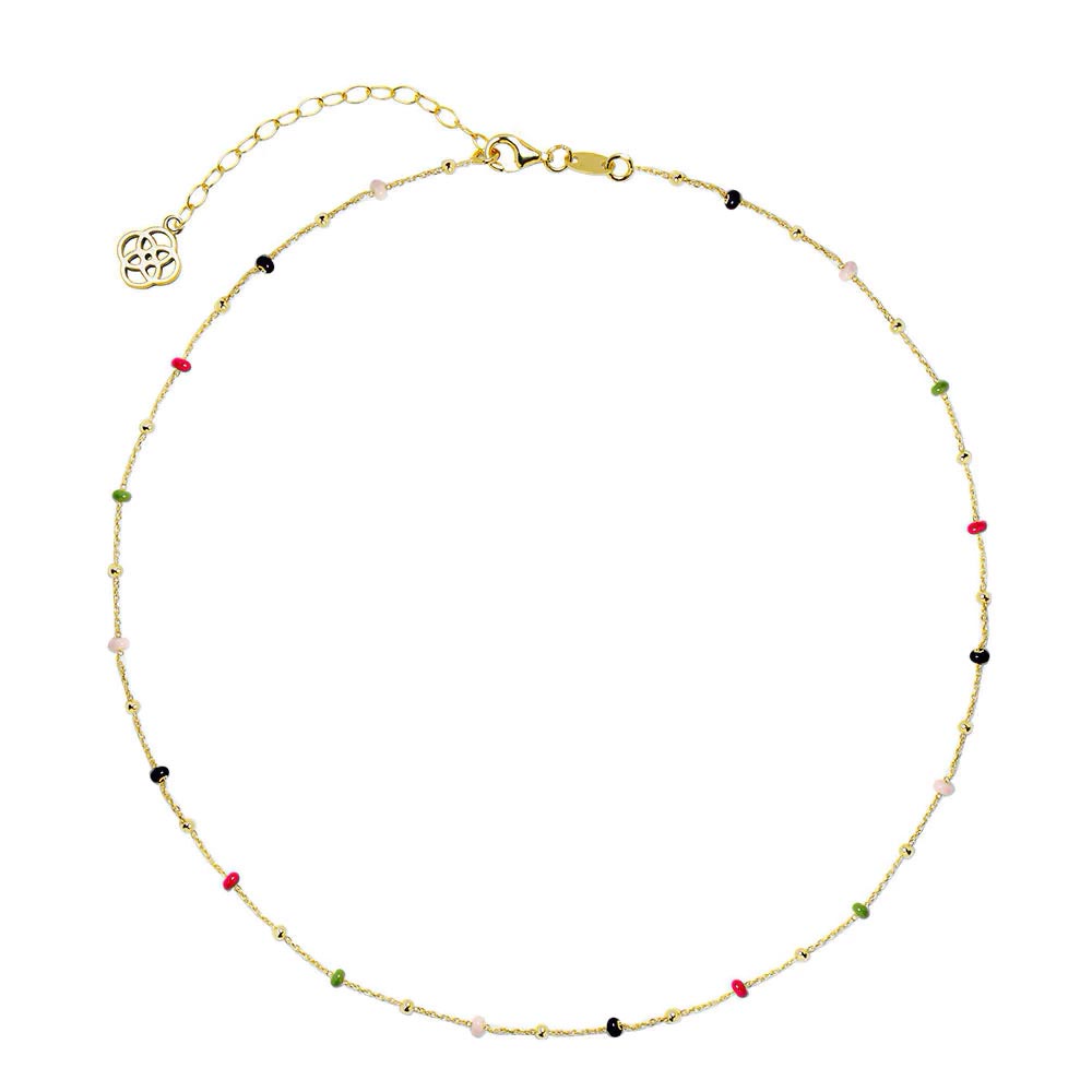 Collar Bolitas Esmalte