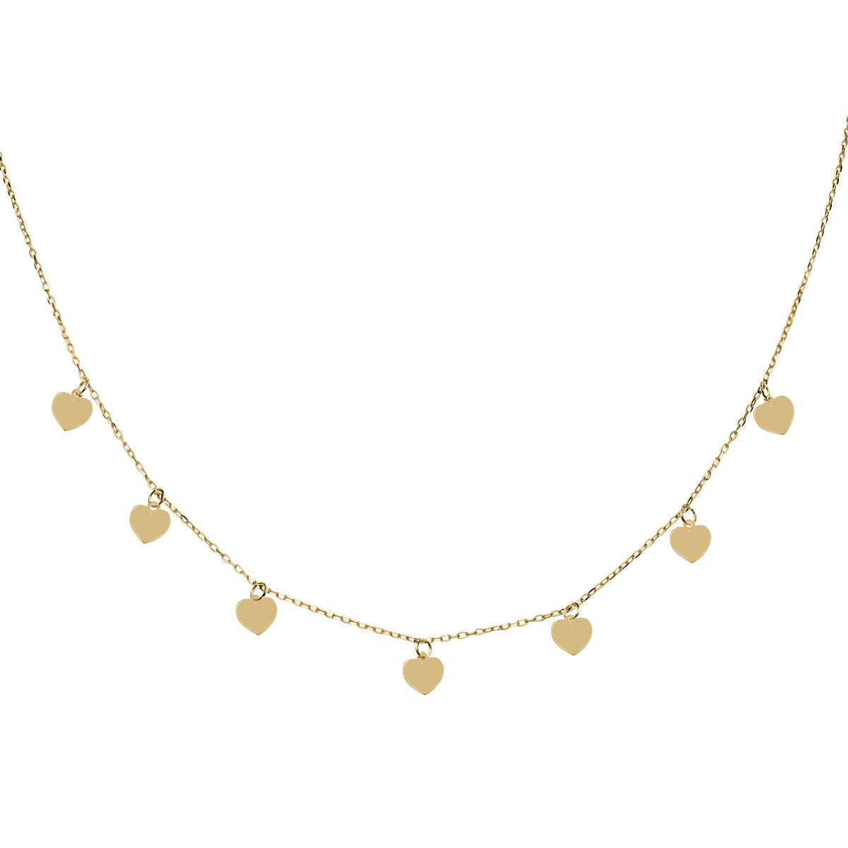 Gargantilla Corazones Oro