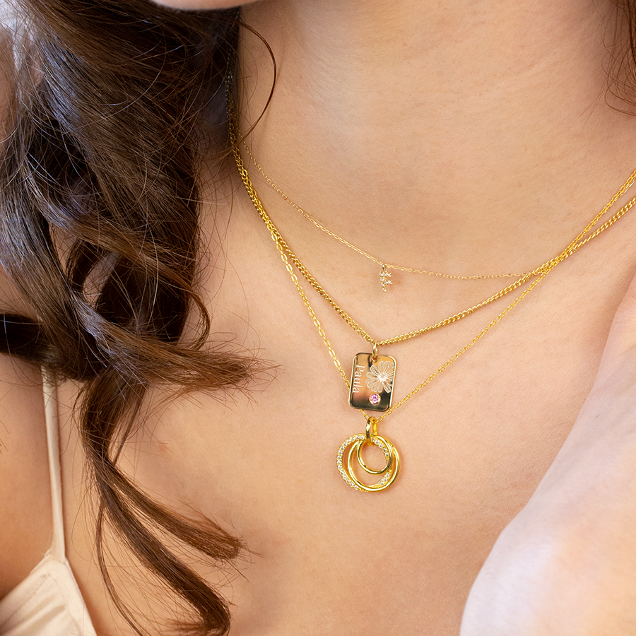 Collar Trinity de Plata 925 Personalizado