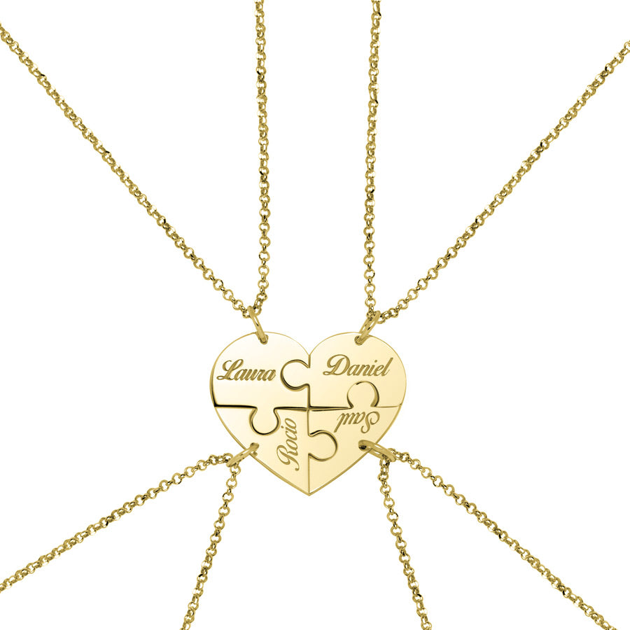 Collar Personalizable 4 Puzzle Divisible