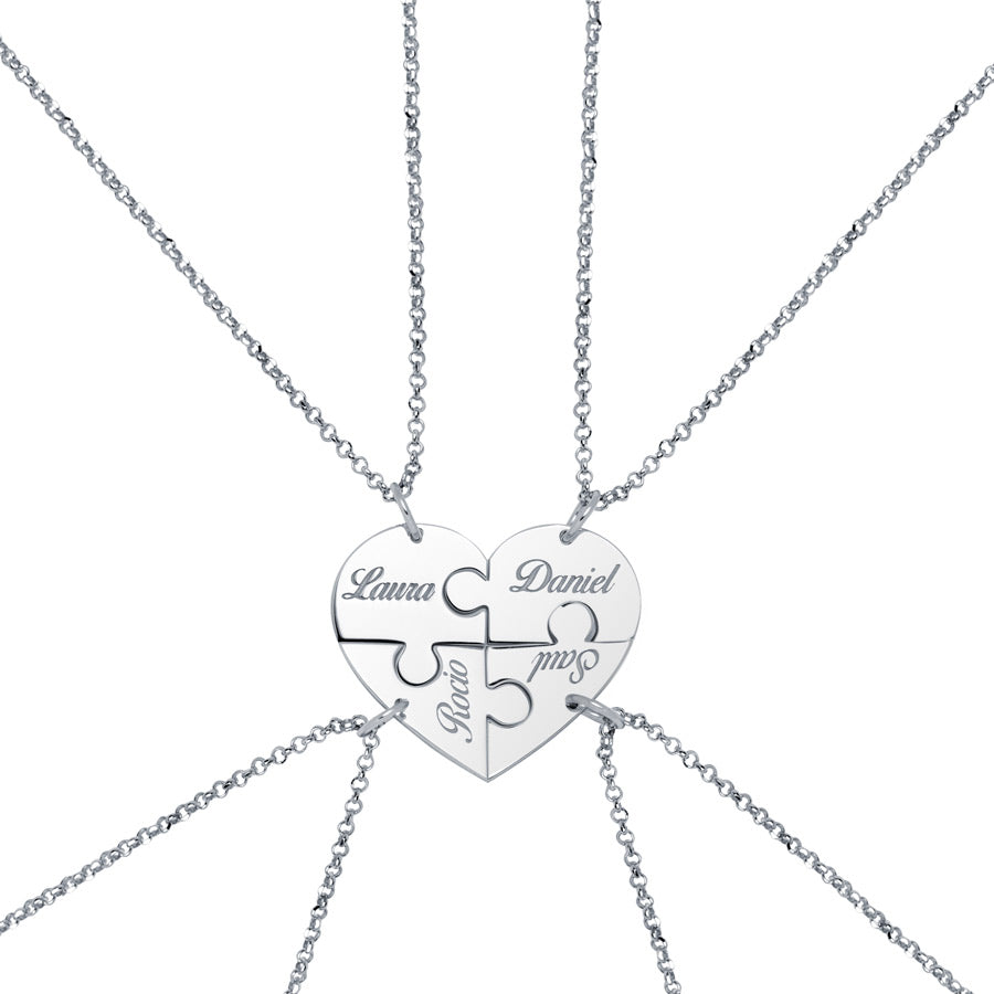 Collar Personalizable 4 Puzzle Divisible