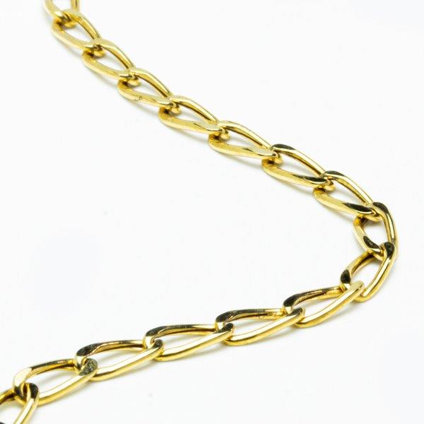 Cadena Forzada eslabones largos Hombre 60cm