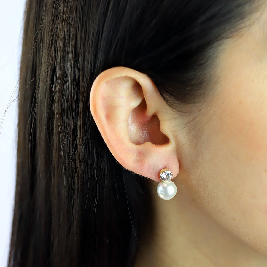 Pendientes Tu y Yo Bisel Fino