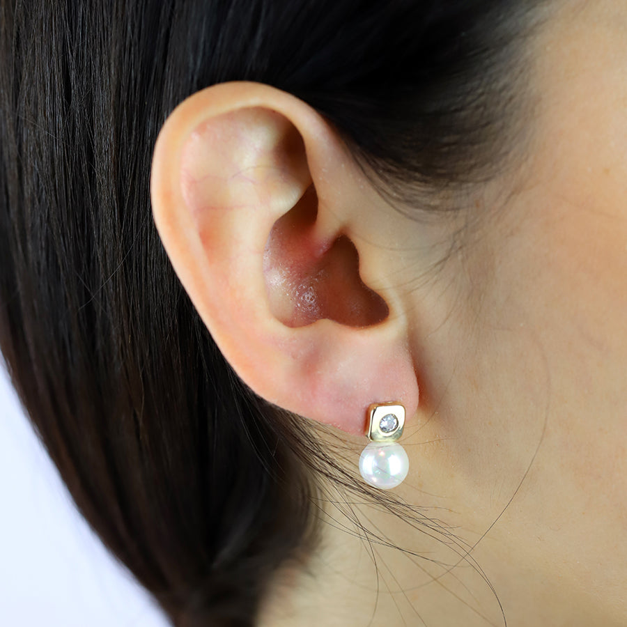 Pendientes Tu y Yo Cuadrado