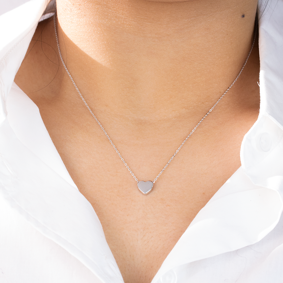 Collar Corazón Liso
