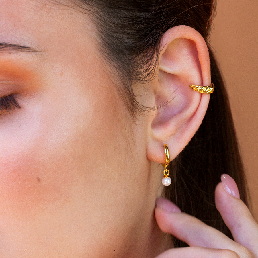 Pendientes Earcuff Twist de Plata 925