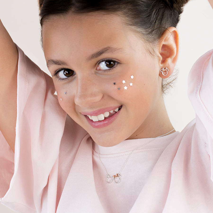 Pendientes Minnie Disney de Plata 925