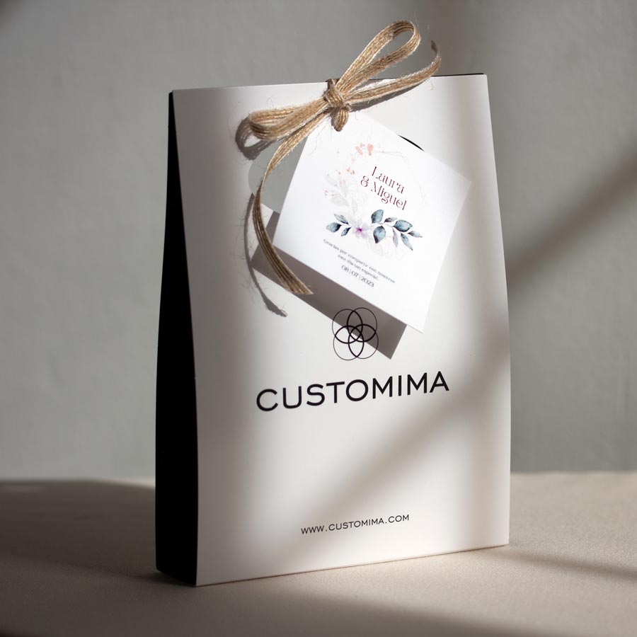 Dedicatoria y Packaging Personalizado Boda