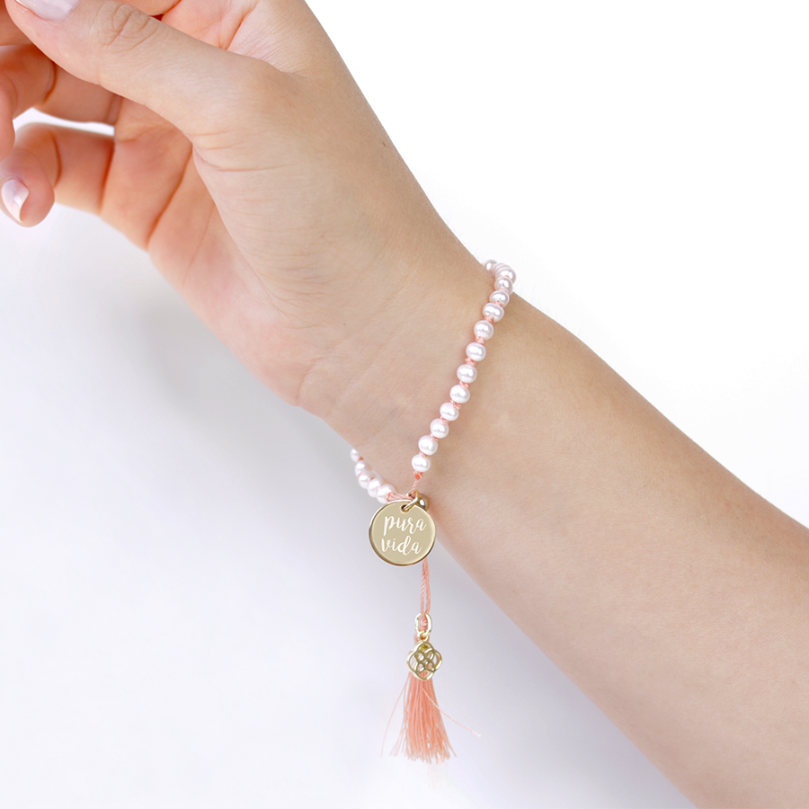 Pulsera Galápagos de Plata 925 y Oro 18K Personalizada