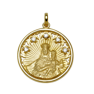Colgante Virgen del Carmen de Plata 925 Personalizado