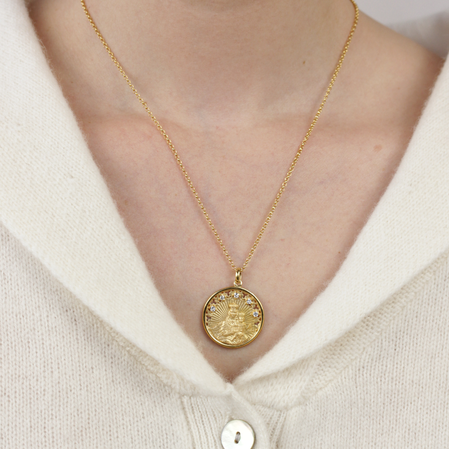 Medalla Virgen del Carmen 5 Circonitas