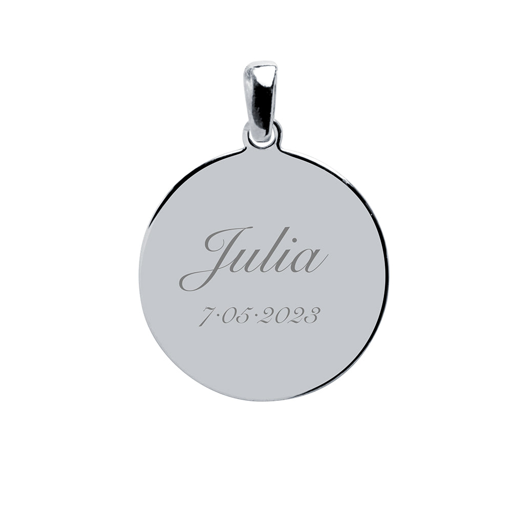 Colgante Ángel de Plata 925 Personalizado