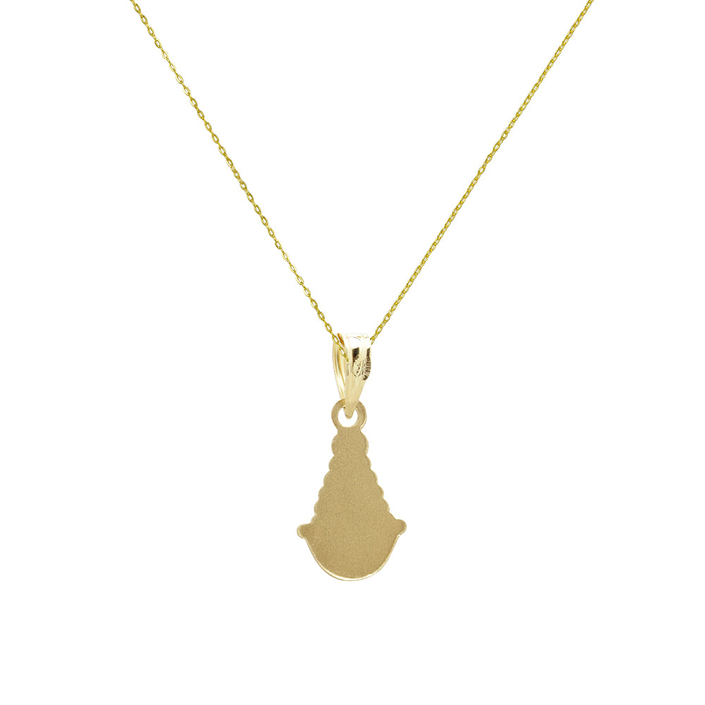 Colgante Virgen del Rocío de Oro 18K Personalizado