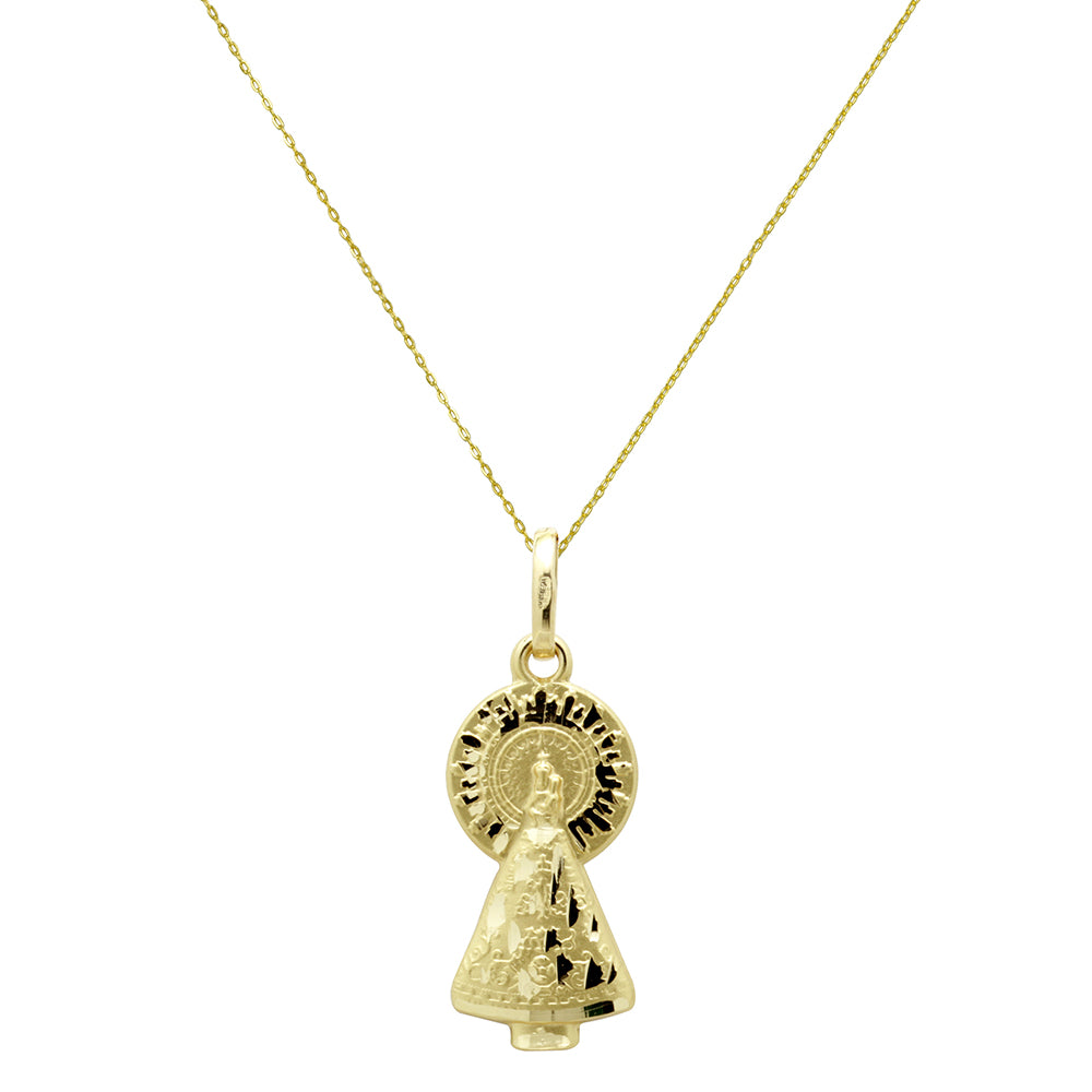 Collar Virgen del Pilar en Oro