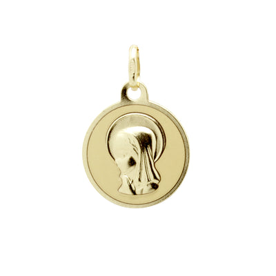 Colgante Virgen Niña de Oro 18K Personalizado