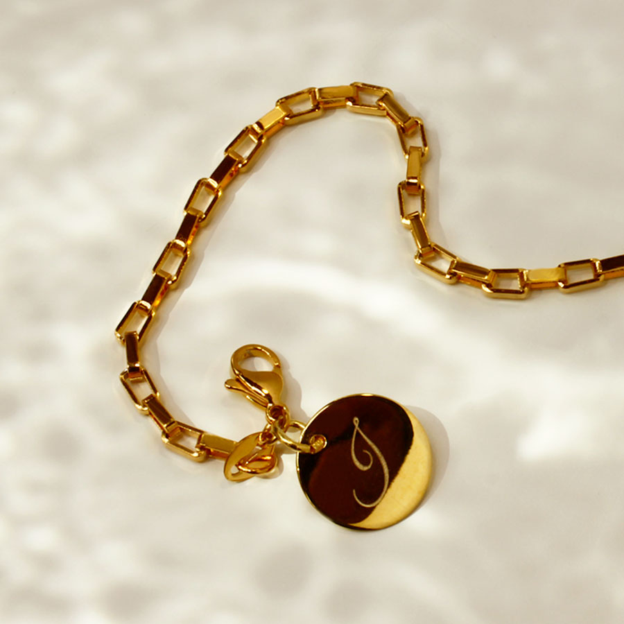 Pulsera Personalizable Cadena Veneciana Acero