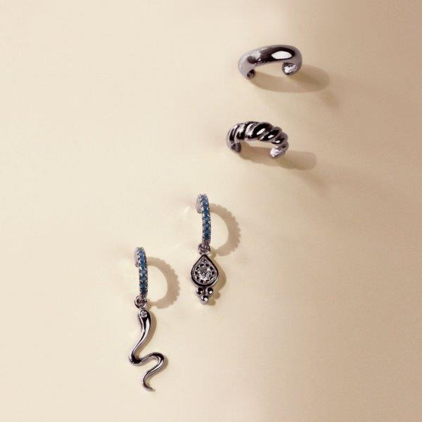 Pendientes Earcuff Twist de Plata 925