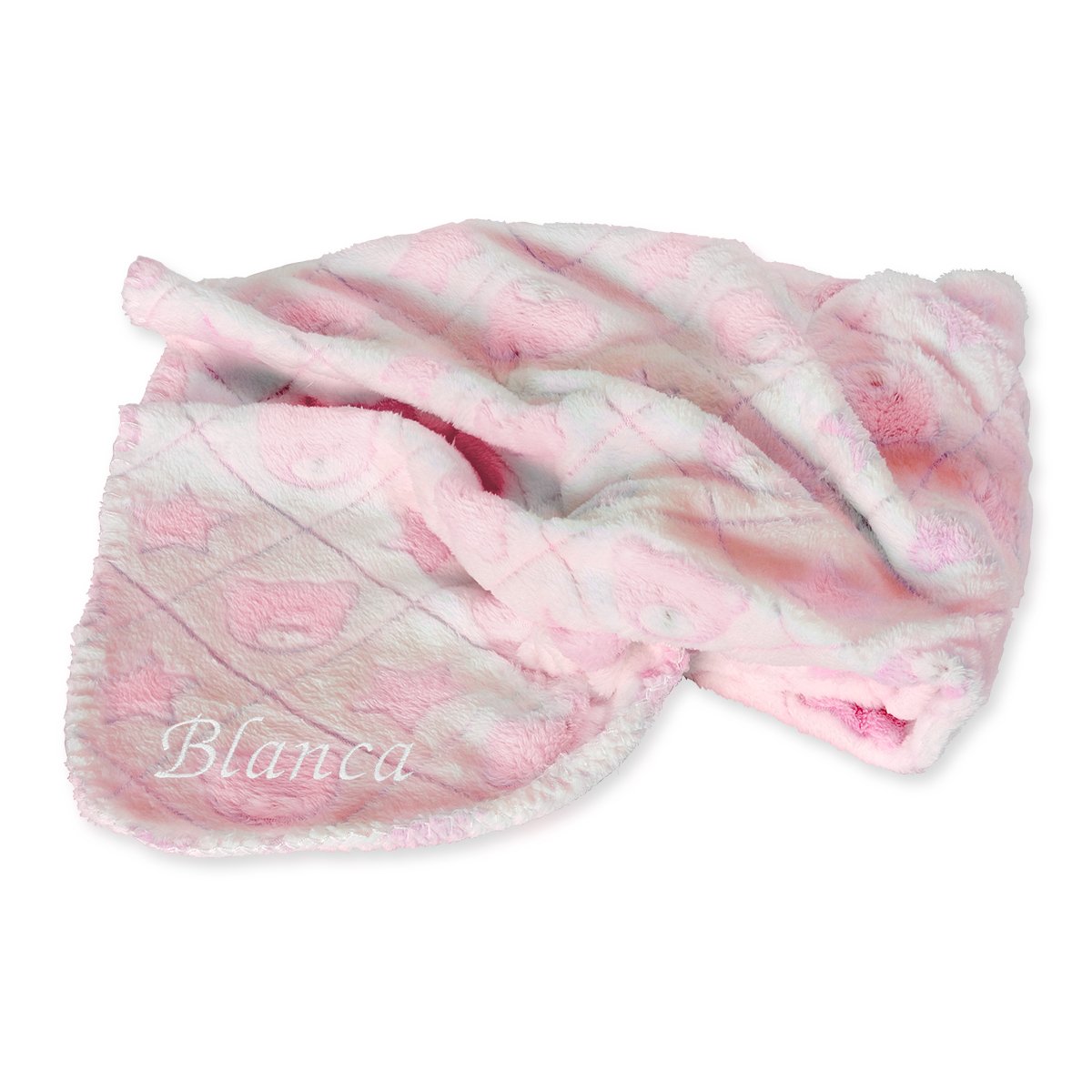 Osito Manta con Nombre Bordado