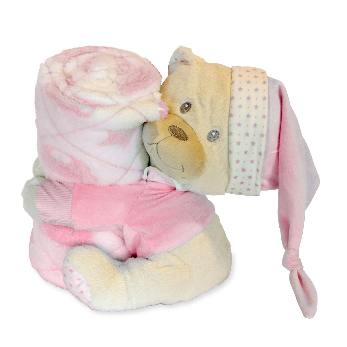 Osito Manta con Nombre Bordado