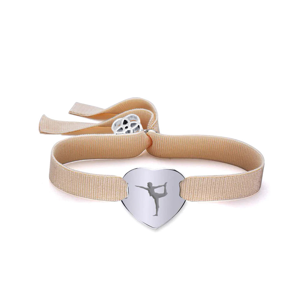 Pulsera Corazón de Plata 925 con Nombre Grabado