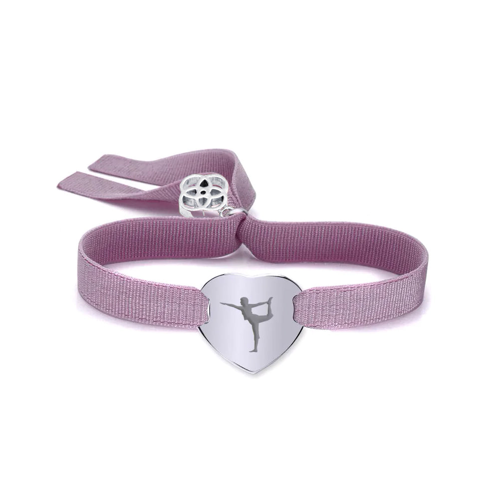 Pulsera Corazón de Plata 925 con Nombre Grabado