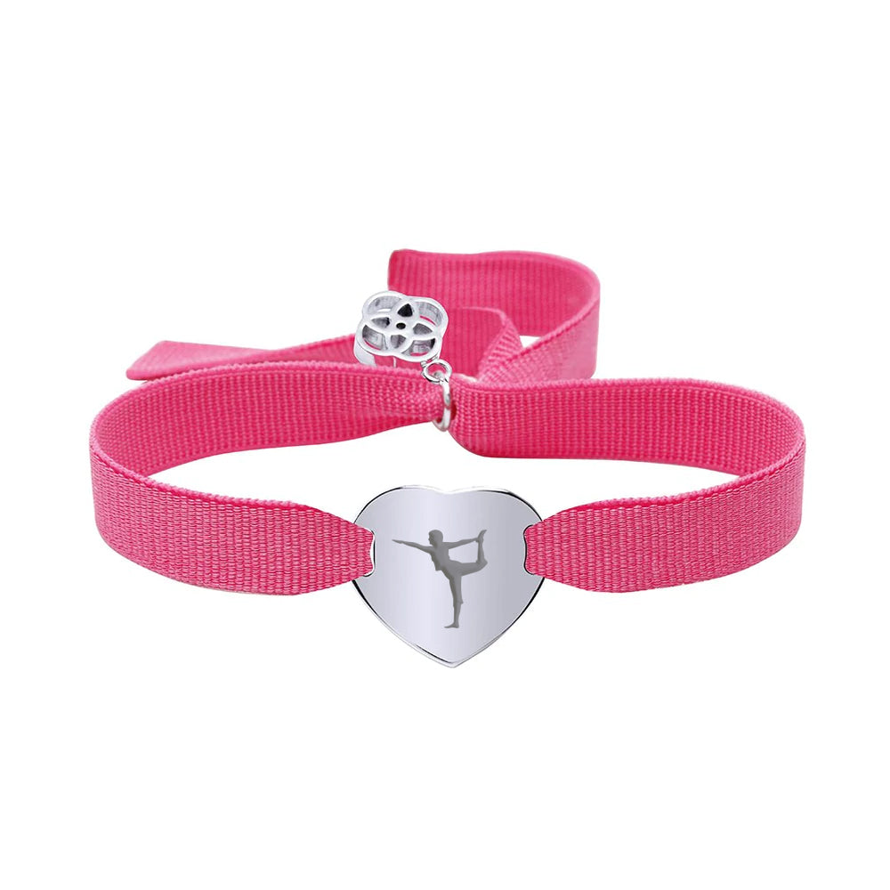Pulsera Corazón de Plata 925 con Nombre Grabado