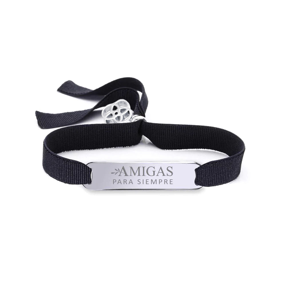 Pulsera Barra de Plata 925 para Mujer Personalizada