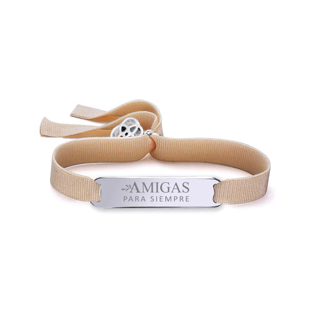 Pulsera Barra de Plata 925 para Mujer Personalizada