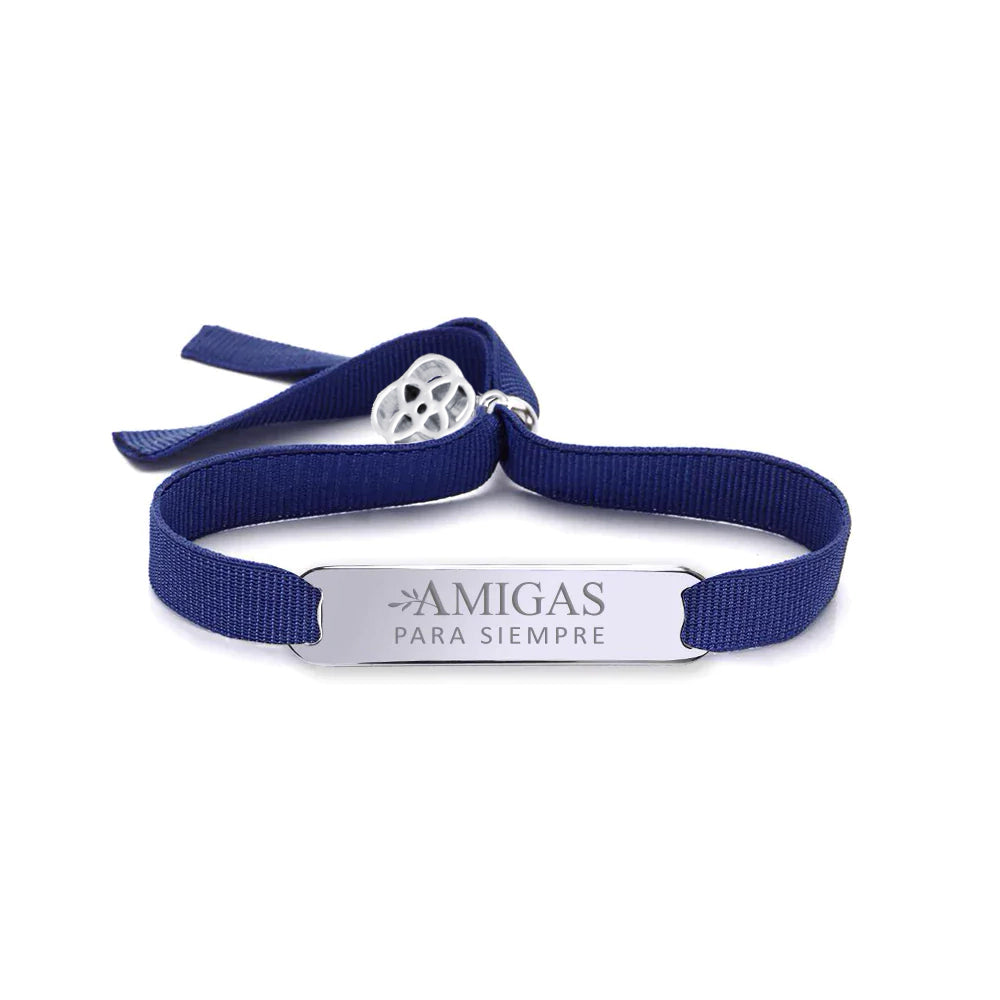 Pulsera Barra de Plata 925 para Mujer Personalizada