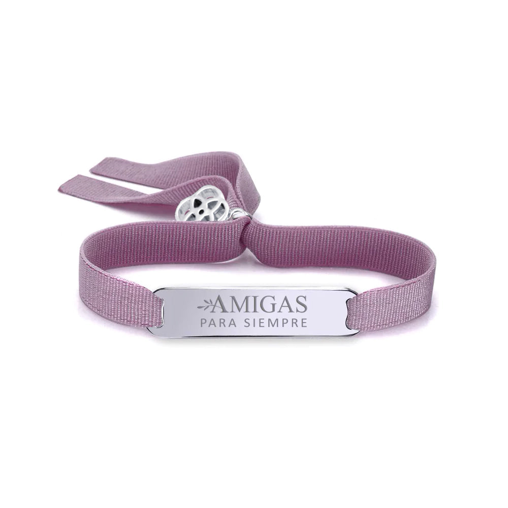 Pulsera Barra de Plata 925 para Mujer Personalizada