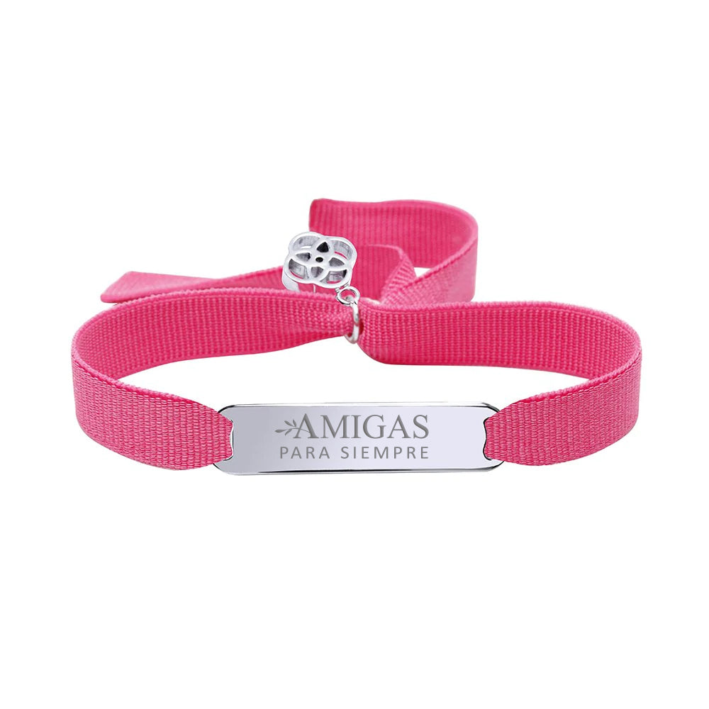 Pulsera Barra de Plata 925 para Mujer Personalizada