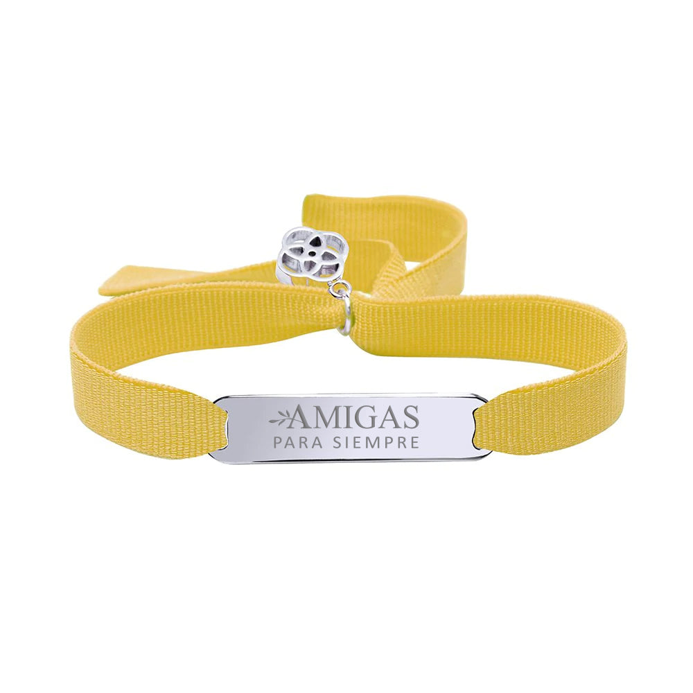 Pulsera Barra de Plata 925 para Mujer Personalizada