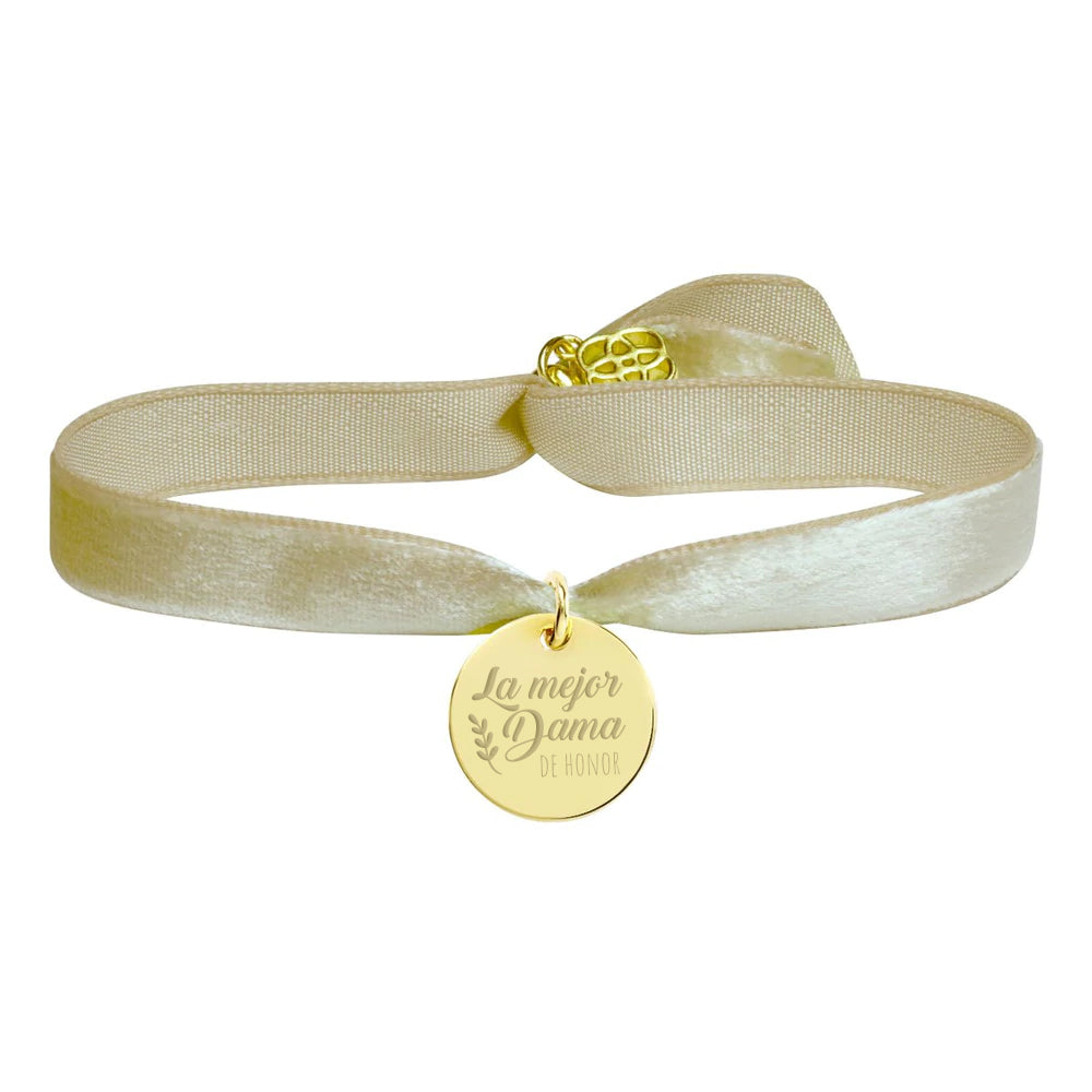 Pulsera Testigos de Boda de Plata 925 Personalizada