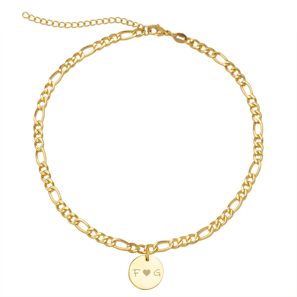 Collar Personalizable Cadena Fígaro