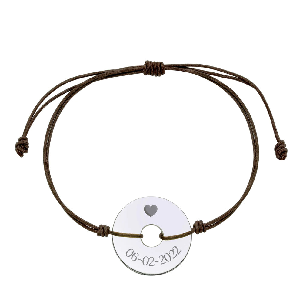 Pulsera Personalizable Donut y Macramé