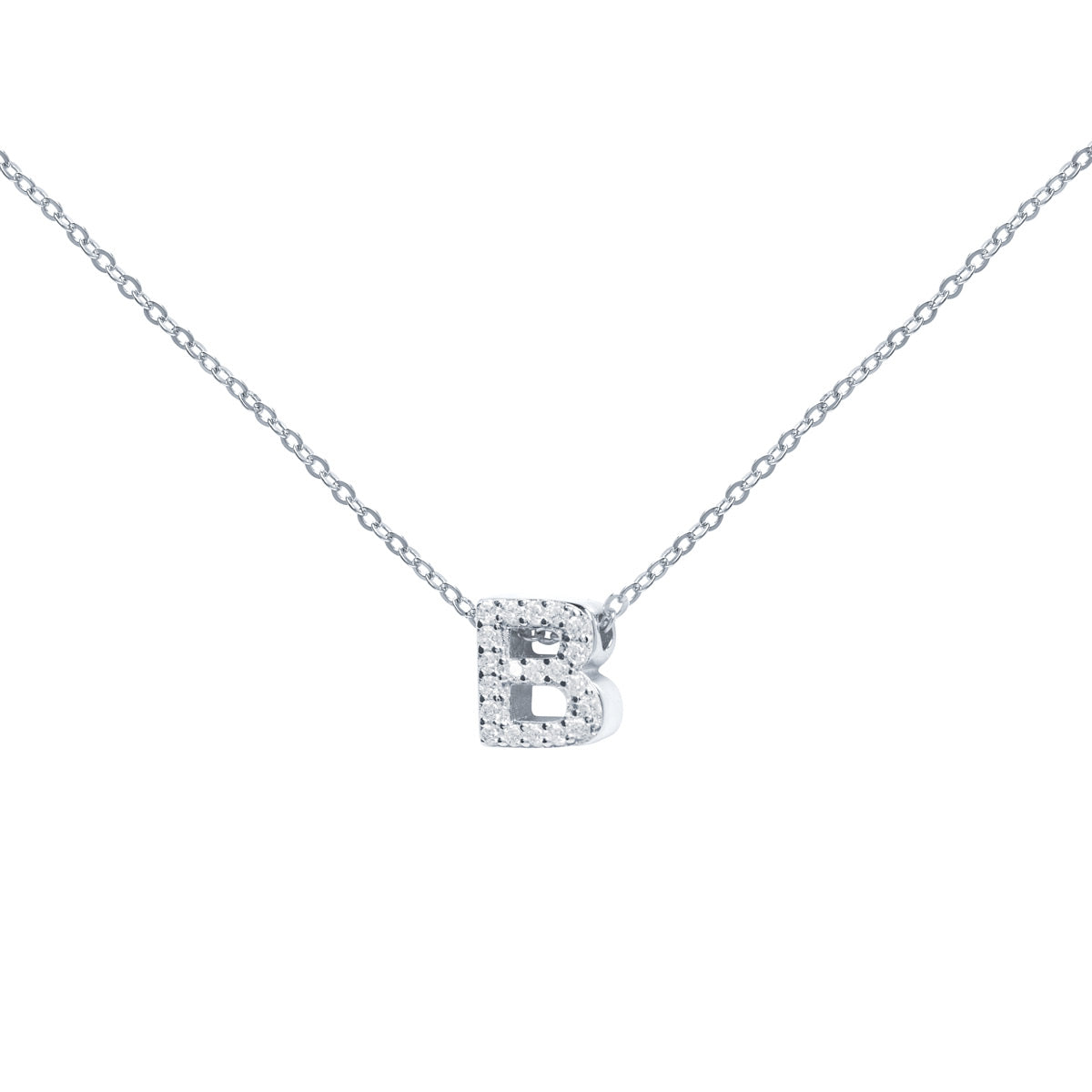 Collar de Plata 925 con Inicial Grabada
