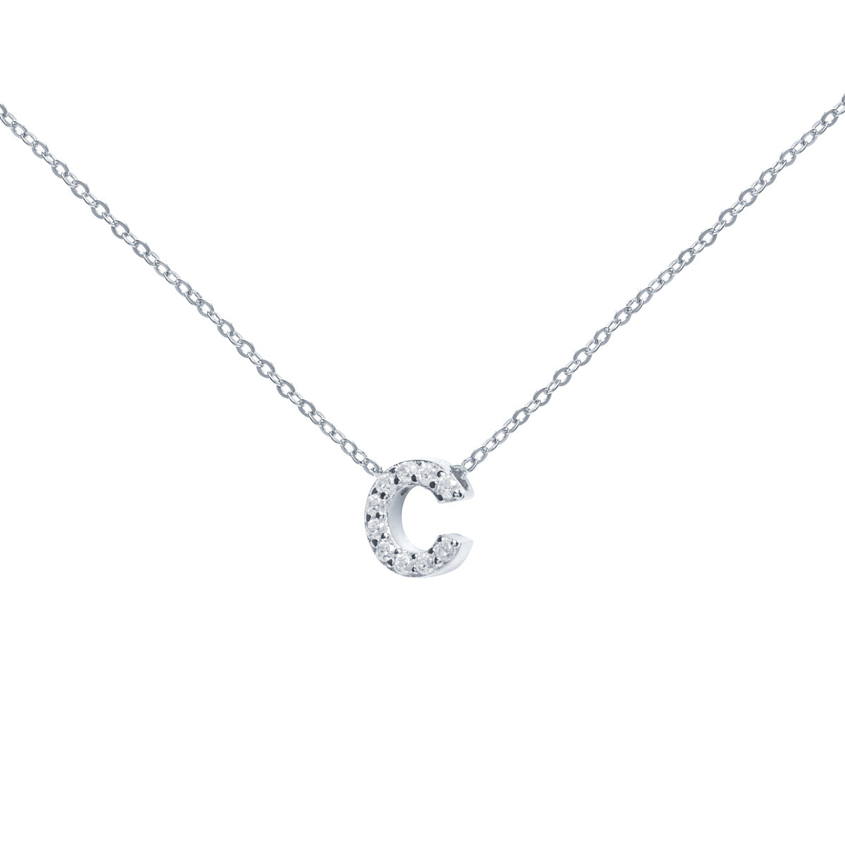 Collar de Plata 925 con Inicial Grabada