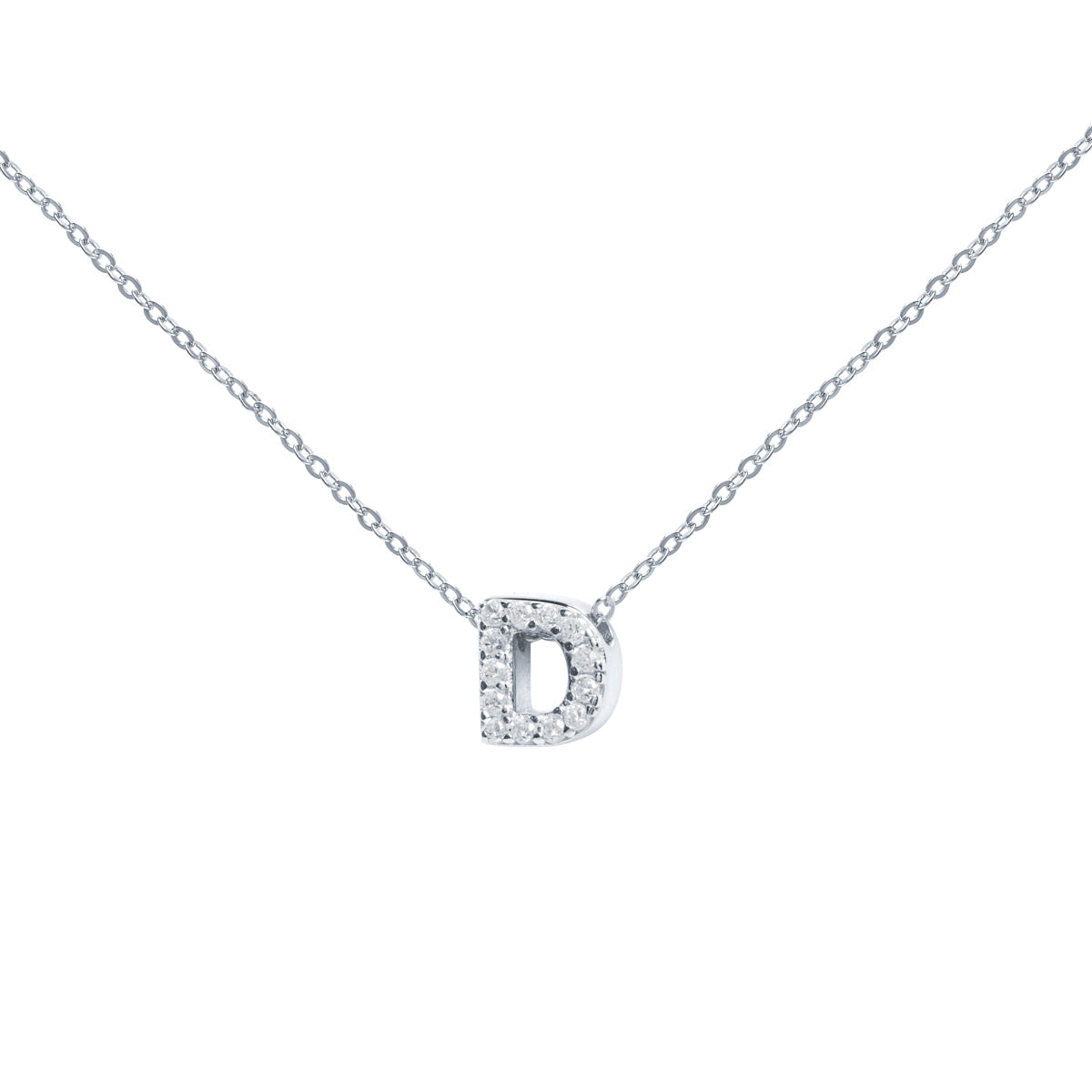 Collar de Plata 925 con Inicial Grabada