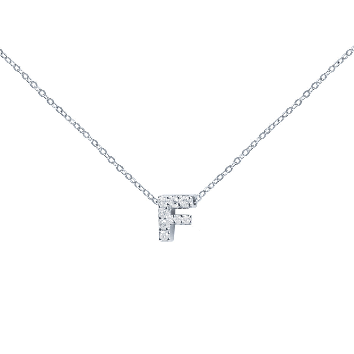 Collar de Plata 925 con Inicial Grabada