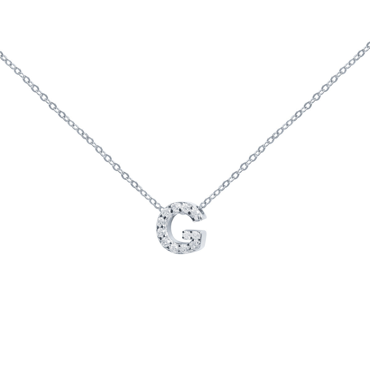 Collar de Plata 925 con Inicial Grabada