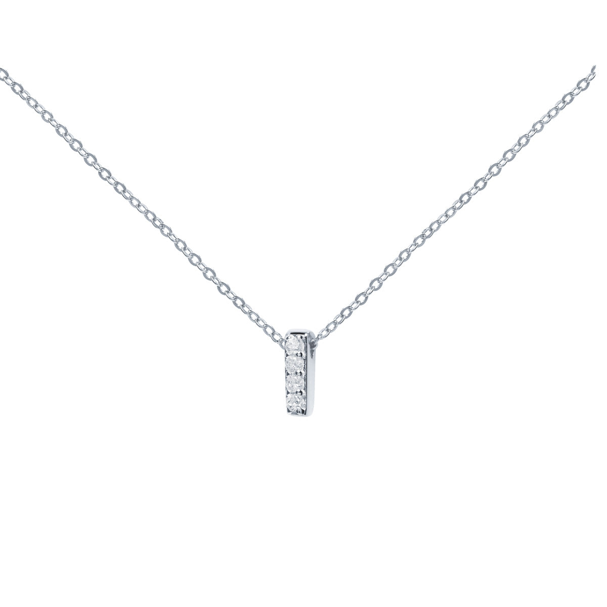 Collar de Plata 925 con Inicial Grabada