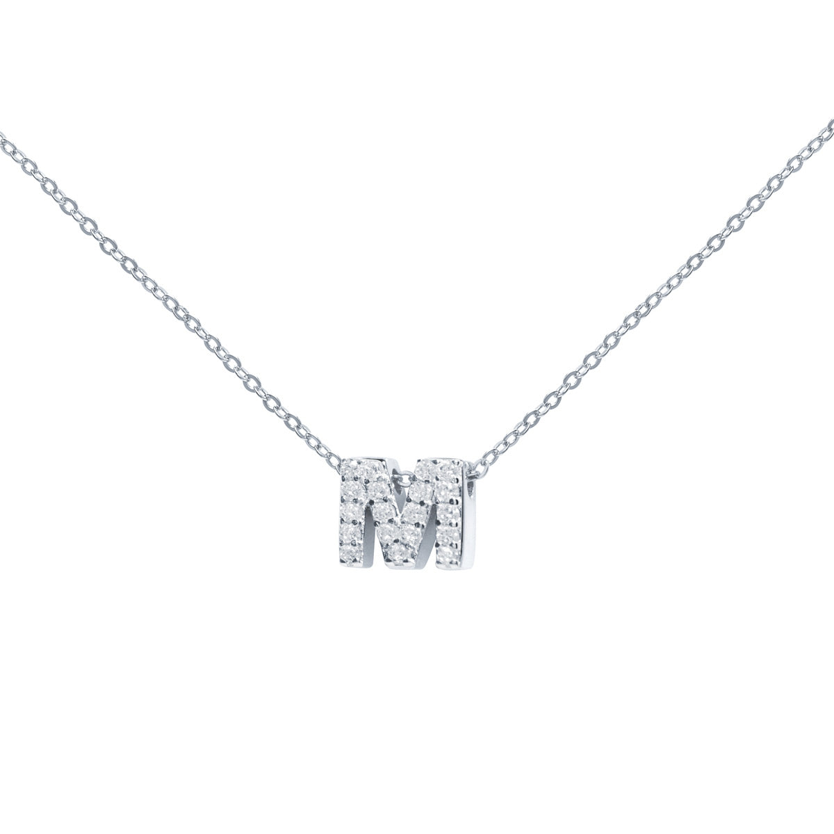 Collar de Plata 925 con Inicial Grabada