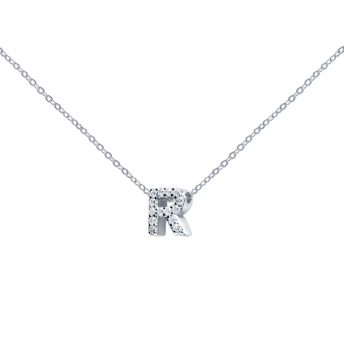 Collar de Plata 925 con Inicial Grabada