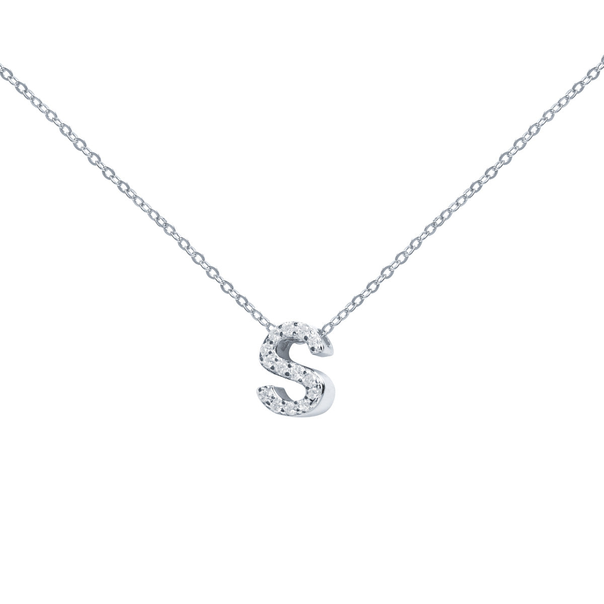 Collar de Plata 925 con Inicial Grabada