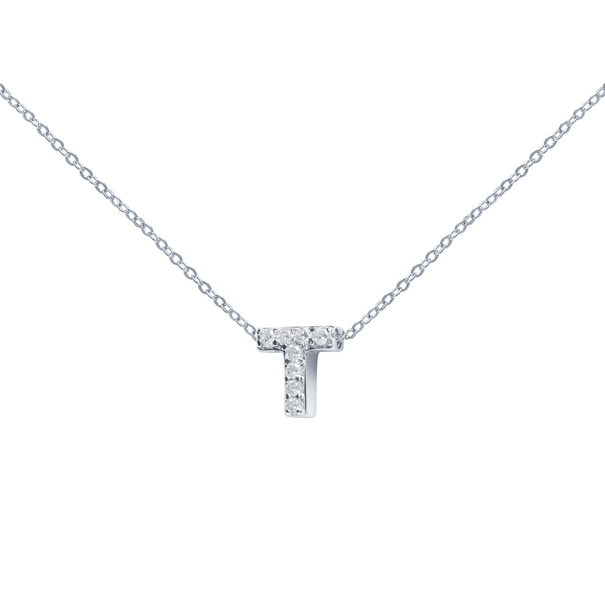 Collar de Plata 925 con Inicial Grabada