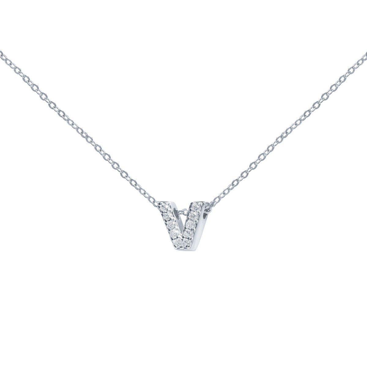 Collar de Plata 925 con Inicial Grabada
